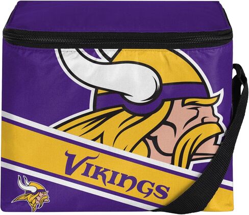 FOCO Carolina Panthers Big Logo Stripe 6 Pack Cooler in Saudi Arabia