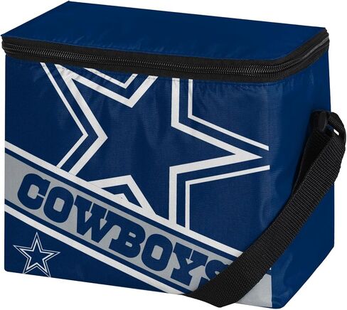 FOCO Carolina Panthers Big Logo Stripe 6 Pack Cooler in Saudi Arabia