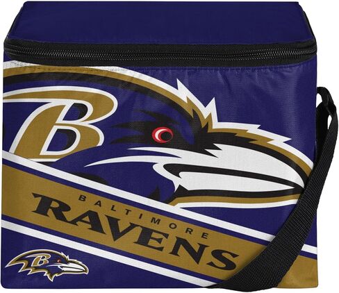 FOCO Carolina Panthers Big Logo Stripe 6 Pack Cooler in Saudi Arabia