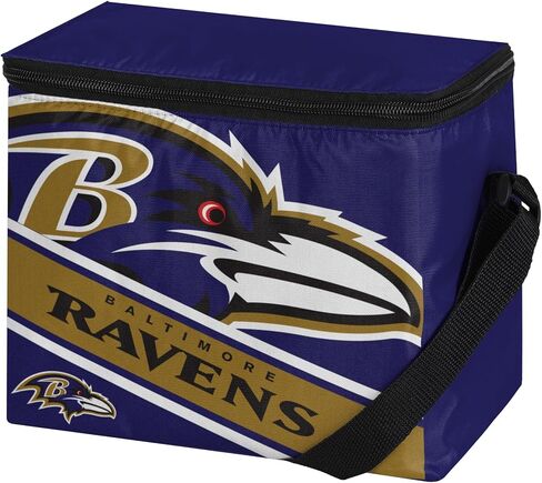 FOCO Carolina Panthers Big Logo Stripe 6 Pack Cooler in Saudi Arabia