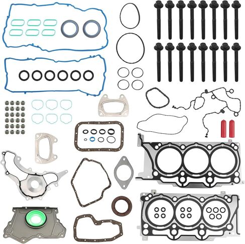 MLS Head Gasket Set Lower Gasket Kit, Compatible with 2011-2016 Chrysler 200 300 Ram 1500 C/V Dodge Charger Jeep Wrangler 3.6L V6 Engine, Replace# HS26541PT in Saudi Arabia