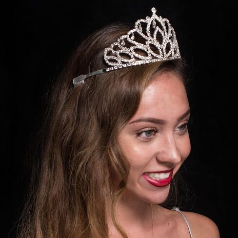 Anderson's Silver Mirabella Tiara and Tiara Presentation Sets, Wedding Tiaras, Bridal Tiaras, Prom Tiaras, Homecoming Tiaras, Pageant Tiaras, Birthday Tiaras, Costume, Special Event Crowns in Kuwait