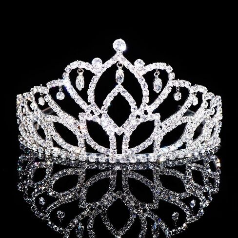 Anderson's Silver Mirabella Tiara and Tiara Presentation Sets, Wedding Tiaras, Bridal Tiaras, Prom Tiaras, Homecoming Tiaras, Pageant Tiaras, Birthday Tiaras, Costume, Special Event Crowns in Kuwait