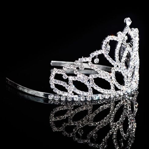 Anderson's Silver Mirabella Tiara and Tiara Presentation Sets, Wedding Tiaras, Bridal Tiaras, Prom Tiaras, Homecoming Tiaras, Pageant Tiaras, Birthday Tiaras, Costume, Special Event Crowns in Kuwait