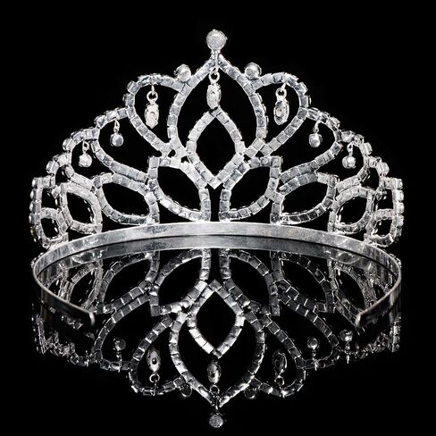 Anderson's Silver Mirabella Tiara and Tiara Presentation Sets, Wedding Tiaras, Bridal Tiaras, Prom Tiaras, Homecoming Tiaras, Pageant Tiaras, Birthday Tiaras, Costume, Special Event Crowns in Kuwait