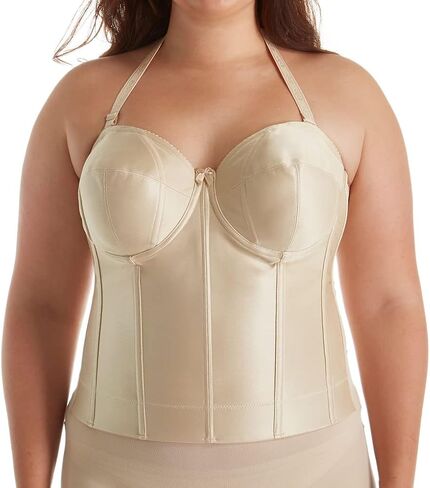 Elila Women's 6421 Long Strapless Longline Underwire Bra in Kuwait