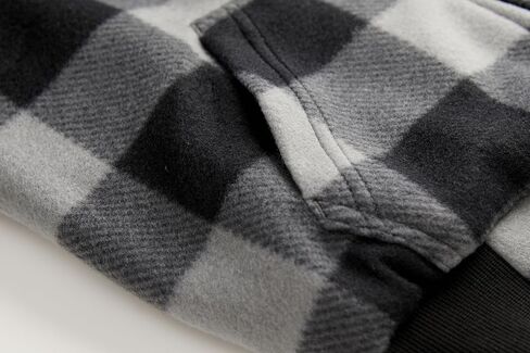 Heavyweight Hoodies for Men Jackets Comfy Sherpa Lined Zip Up Hoodie Coats with Pockets Outerwear in Kuwait