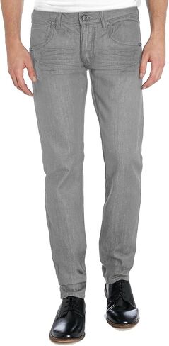 ETHANOL Men's Slim Hyper Stretch Classic Straight Leg Denim Jeans in Kuwait