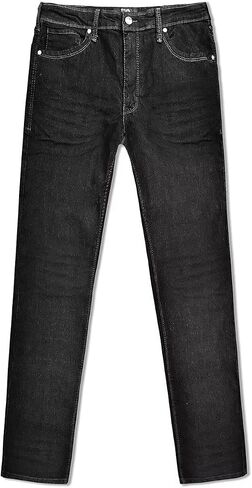 ETHANOL Men's Slim Hyper Stretch Classic Straight Leg Denim Jeans in Kuwait