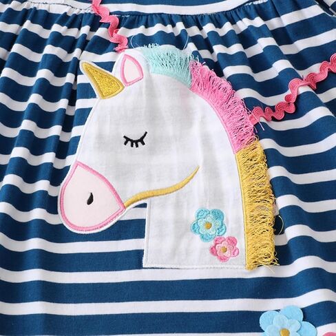 Youlebao Toddler Girls Dresses Long Sleeve Girl Casual Cotton Clohtes for Kids 2-7 Years Xmas Gift in Saudi Arabia