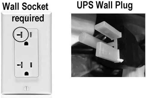 OPTI-UPS DS2000E II (2000VA / 2000W) Online Double Conversion Uninterruptible Power Supply, Pure Sine Wave, UPS Battery Backup, Surge Protection, (Requires 20 amp Outlet, See Picture) in Saudi Arabia