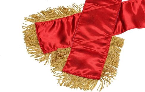 Masonic Order of the Eastern Star OES Five Color Sash With Red Lining Lot Of 5, standard size in Saudi Arabia