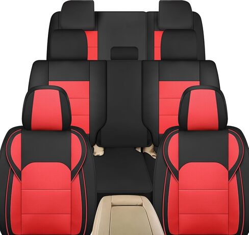GXT Custom Fit Toyota Highlander Seat Covers, 3 Rows Waterproof Leather Car Seat Covers, Car Seat Cushion Fit for 2014-2019 Toyota Highlander(Beige) in Kuwait