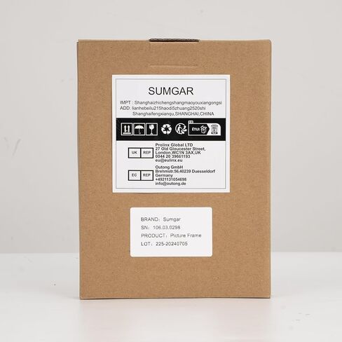 SUMGAR 5x7 إطار الصورة 7x5 إطار الصورة الخشب الأبيض مزرعة بوهو الحائط عرض رث أنيقة لمكتب عيد ميلاد صديق الهدايا لعيد الميلاد مع حبات الصنوبر المتعثرة الزخرفية in Kuwait