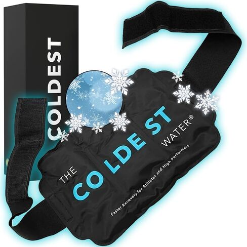 Coldest Gel Ice Pack Flexible Compress with Straps Provides Alleviate Joint and Muscle Pain Flexible Therapy Injuries - Shoulder, Back, Knee, Neck, Ankle Hip Elbow Foot & More (Large) in Saudi Arabia