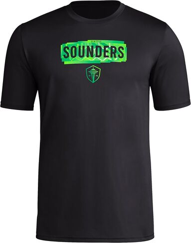 adidas Men's Seattle Sounders Fc Short Sleeve Pre-Game T-Shirt in Saudi Arabia