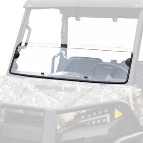 SAUTVS Clear Front Half Windshield for Polaris Ranger 570 Midsize, Lightly Dustproof Durable Poly Half Windscreen for Polaris Ranger 500 Crew 570 SP 570 Mid Size Accessories 2015-2025 Accessories