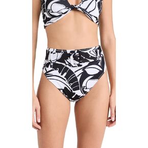 Ramy Brook Women's Palm Printed Charley Bikini Bottoms