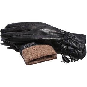 MoDA Women's Ms. Dublin Genuine Leather Fully Lined Winter Gloves