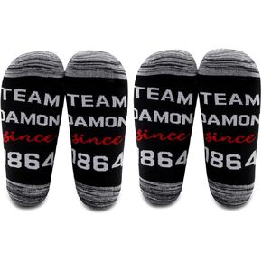 LEVLO Vampire Fans Gift Team Damon منذ 1864 جوارب قطنية هدايا مستوحاة من مصاصي الدماء in Kuwait