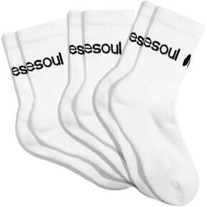 Men & Women 3 Pack Crew Socks; Organic Cotton