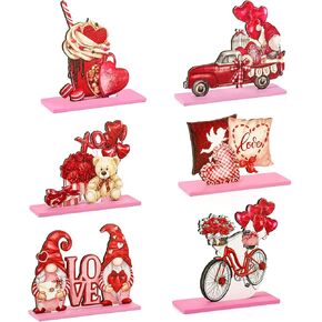 6 PCS Travel Themed Party Decorations Travel Party Wooden Centerpieces Table Decor adventure awaits party Decorations Around the World Decorations for Home Kitchen (Travel)
