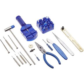 16 Piece Watch Repair Kit - Open Watch Backs, Change Bands, Replace Batteries, and More by SciencePurchase