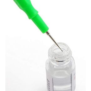 1 Pcs Auto Plastic Precision Watch Oiler Pen Applicator Pocket Lightweight Oiler Professional Plastic Watch Oiler Set for Watches Clocks Repair Watchmaker Tools (Random Color)