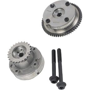 AT4Z-6C525-B AT4Z-6256-B 2Pcs Camshaft Adjuster Gear, Timing Sprocket Gear Fits for Edge/Lobo/Transit-150/ Transit-250/ Transit-350, L-incoln MKT/MKX/MKZ 2020-2011 Automotive Replacement Part