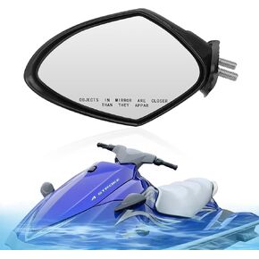 M MATI F1S-U596B-10-00 Left Side Mirror for Yamaha Waverunner VX1100 VX 1100 Cruiser Deluxe Sport 2005-2009