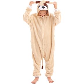 Animal Onesie Costume for Kids Halloween Costumes for Girls Boys Cosplay Outfit Bulldog