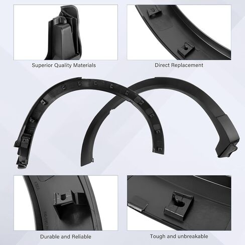 TK4851W50F Rear Wheel Fender Flares Molding Trim Compatible with Mazda CX-9 2016 2017 2018 2019 2020 2021 2022 2023 Wheel Arch Opening Molding TK48-51-W60H TK4851W60H TK48-51-W60F(Rear Right Side) in Saudi Arabia