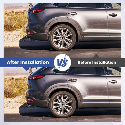 TK4851W50F Rear Wheel Fender Flares Molding Trim Compatible with Mazda CX-9 2016 2017 2018 2019 2020 2021 2022 2023 Wheel Arch Opening Molding TK48-51-W60H TK4851W60H TK48-51-W60F(Rear Right Side) in Saudi Arabia