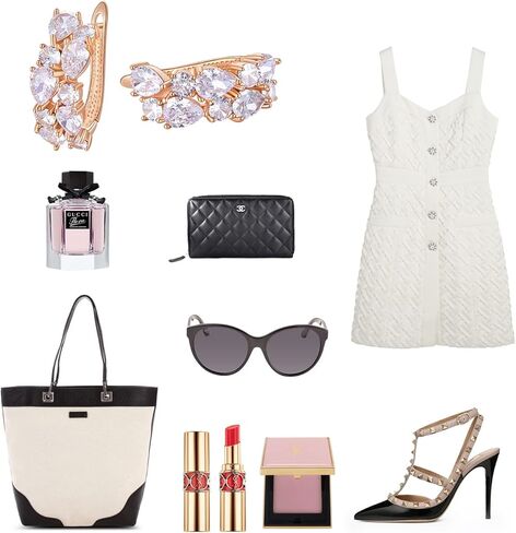 Rose Gold Hoop Earring for Women Multicolored Crystal Earring Sterling Silver Multi Gemstone Earrings Amethyst Ruby Sapphire Garnet Earring for Fashion Jewelry Ideal Valentine's Day in Kuwait