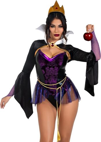 Leg Avenue womens 4 Pc Poison Apple QueenHalloween Costume in Saudi Arabia