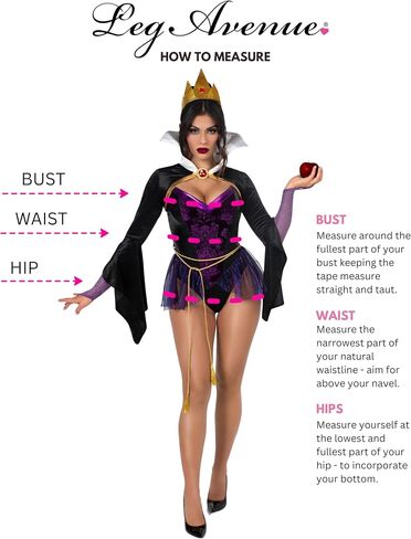 Leg Avenue womens 4 Pc Poison Apple QueenHalloween Costume in Saudi Arabia