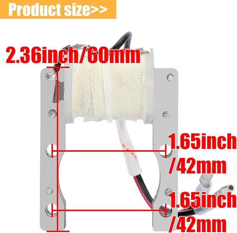 High Performance 2-Wire Magneto Coil + CDI Ignition Coil Compatible with 49cc - 50cc 60cc 66cc 80cc 2-stroke Engines Motorized Bicycle Motor Bike ATV Quad Scooter in Kuwait