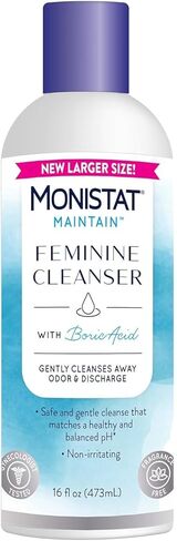 Monistat Boric Acid Feminine Cleanser, Fragrance Free Feminine Wash, 16 Fl Oz, 1 Pack in Saudi Arabia