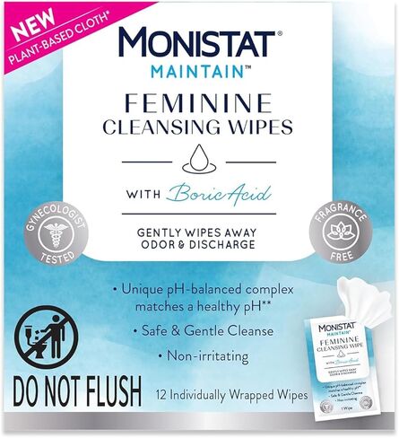 Monistat Boric Acid Feminine Cleanser, Fragrance Free Feminine Wash, 16 Fl Oz, 1 Pack in Saudi Arabia