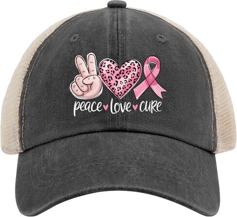 Peace Love Cowgirl Hat for Men Baseball Caps Fashion Washed Dad Hat Quick Dry in Saudi Arabia