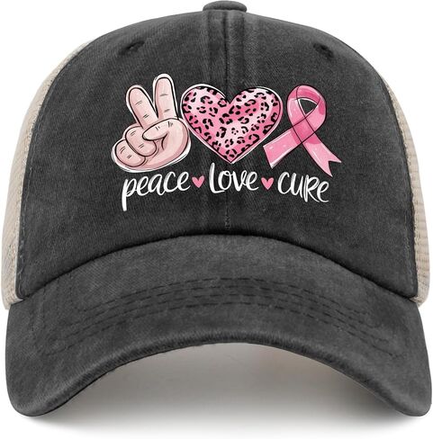 Peace Love Cowgirl Hat for Men Baseball Caps Fashion Washed Dad Hat Quick Dry in Saudi Arabia
