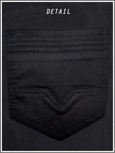 ETHANOL Mens Comfy Stretch Slim Fit Straight Casual Pants with 5 Pockets Design Pants in Saudi Arabia