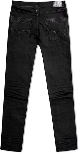 ETHANOL Mens Comfy Stretch Slim Fit Straight Casual Pants with 5 Pockets Design Pants in Saudi Arabia