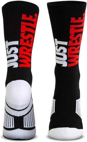 Just Wrestle Woven Mid-Calf Socks | Youth & Adult Sizes in Kuwait