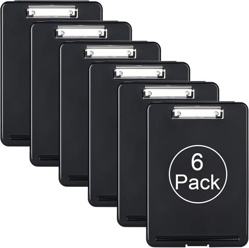 ZCZN Plastic A4 Form Storage Box Case, Black Clipboard Case, Suitable for School, Utility, Industrial Office, Medical Personnel, Set of 2 in Saudi Arabia