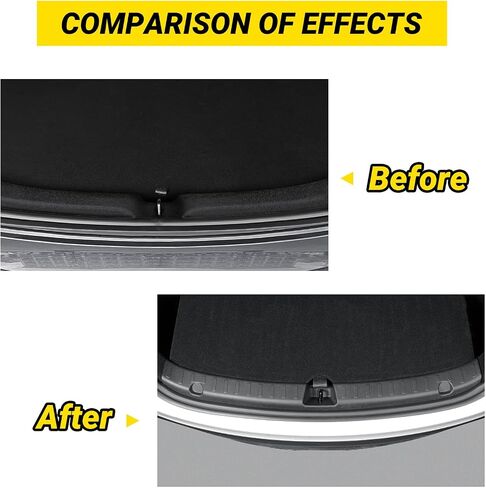 Rear Bumper Guard Compatible with Tesla Model Y TPE Trunk Door Sill Protector for Model Y 1 PCS Anti-Scratch Rear Door Sill Protector Accessories for Model Y-2020-2024 in Saudi Arabia