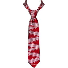 Men's Classic Satin Skinny Tie 3.15"(8cm) Red Pattern Slim Necktie for Wedding Business Tie