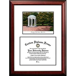 Campus Images NC997V University of North Carolina Scholar Diploma Frame, 11.5" x 14"