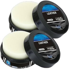 Leader Cleaning and Care Cream, Leather Cleaning and Care Cream & Cleaning Paste for Leather Care Automotive Interior Leather Cleaning Cream Leather Repair Kit for Car Furniture (2)