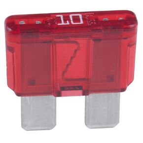 Bussmann by Eaton ATC-10 Fuse Automotive Fast Acting 10A 19.1x19.3x5.25 mm Plastic-Red Blade 32VDC